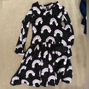 Pixie Lane Rainbow Print Kids Dress